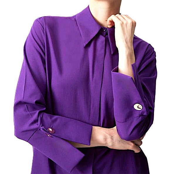 Bold Sophistication To Your Everyday Wardrobe (Purple, Black, or Navy)