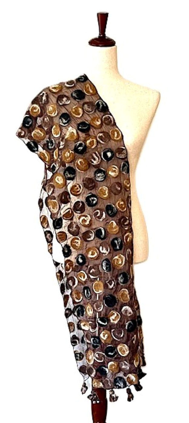 Light Weight Artisan Scarves And Shawls For Summer Months. (4 Styles Available)