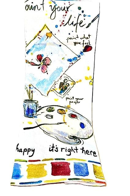 Novelty Tea Towels Make Perfect Gifts. Birthday Messages And Others.