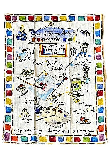 Novelty Tea Towels Make Perfect Gifts. Birthday Messages And Others.