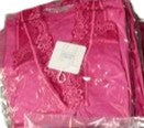 Top, Lingerie Themed Silk Tank with V-Neck Lace. (6 colors)