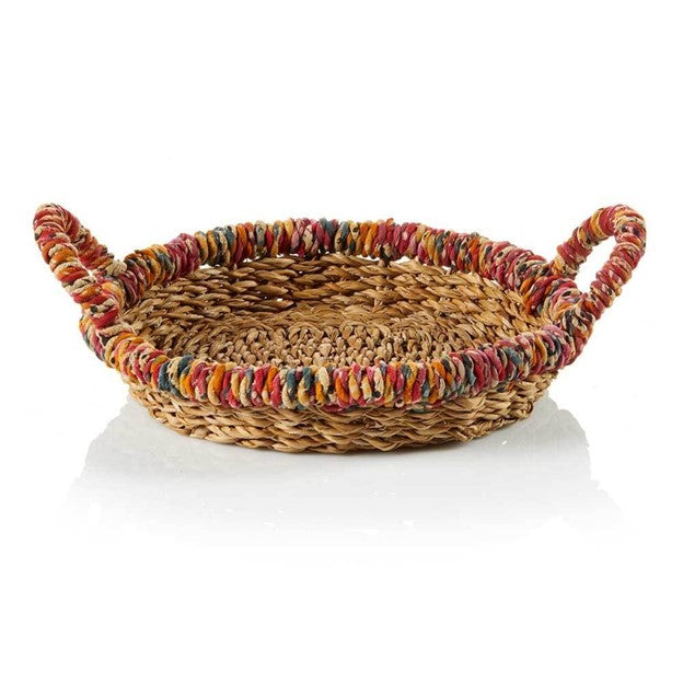 Sari Hogla Serving Baskets In 4 Colors. Beautiful.