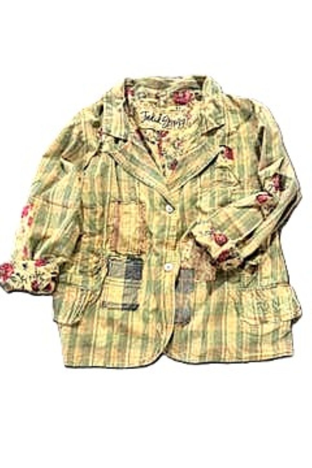 Long Sleeve Designer Rose Garden Views Jacket, The New Basic And Fully Reversible.