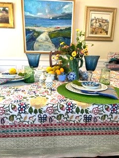 Blooming Garden Block Print Is A Favorite (60 x 90)