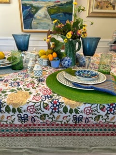 Blooming Garden Block Print Is A Favorite (60 x 90)