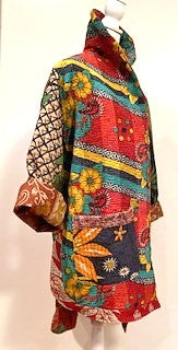 Kantha Bae Drifter Coat Provence Garden Is Colorful, and Seasonless