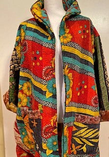 Kantha Bae Drifter Coat Provence Garden Is Colorful, and Seasonless