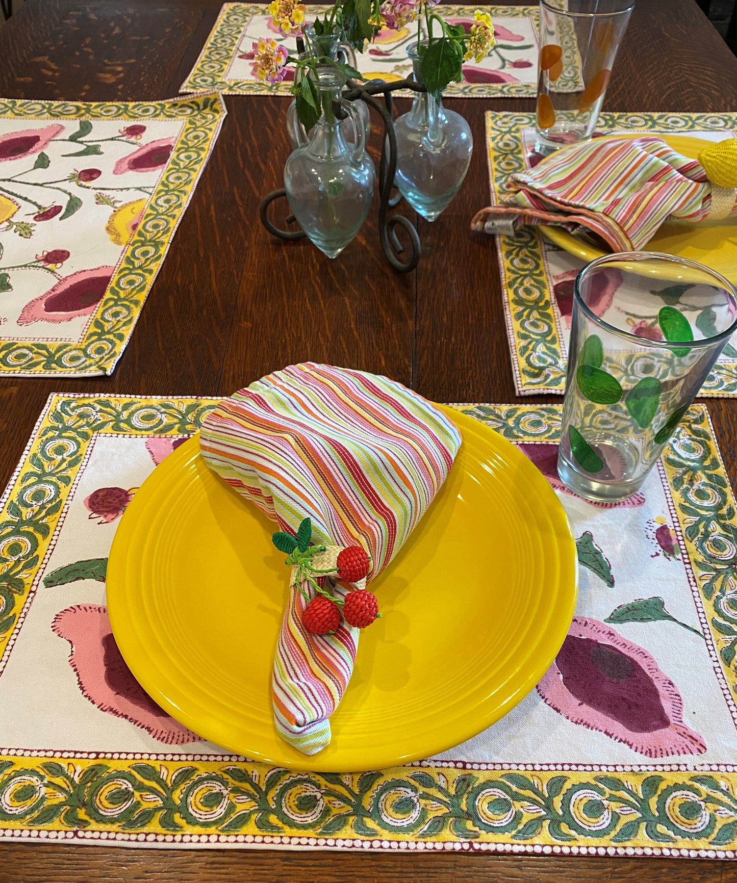 Cloth Table Napkins to Coordinate Sold in Sets of 4