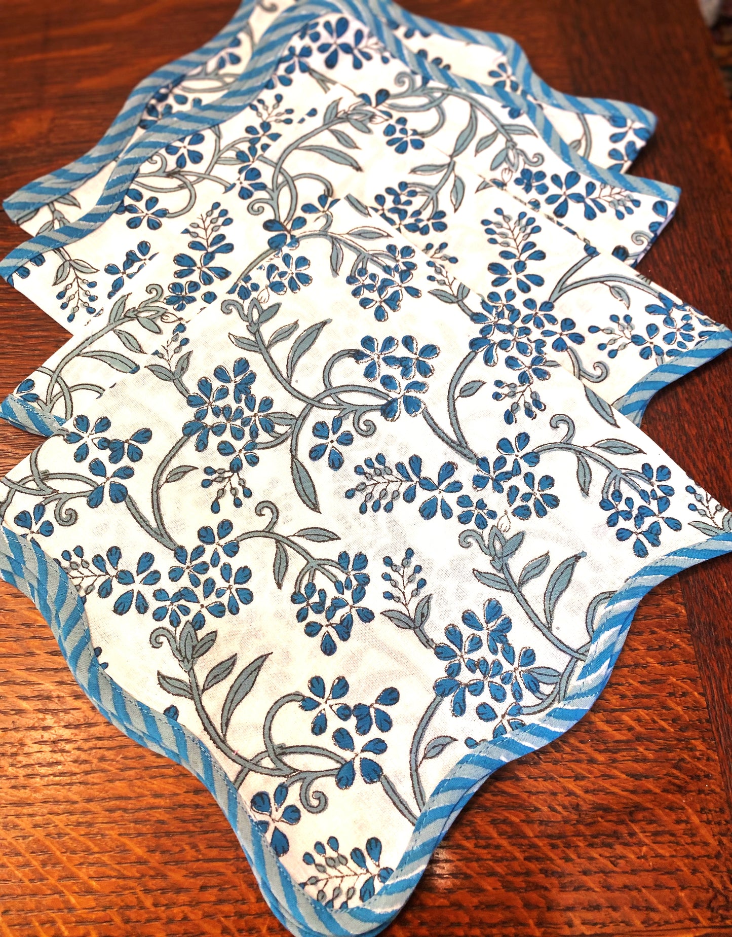 Cloth Table Napkins to Coordinate Sold in Sets of 4