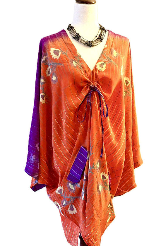 Kantha Bae Shortie Moondance Muu (Orange Floral)