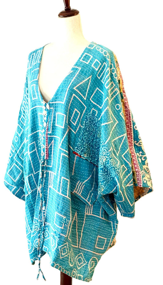 Kantha Bae Shortie Moondance Muu (Aqua)