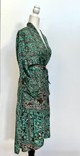 Top of the Line Silk Kimono Duster (Emerald)