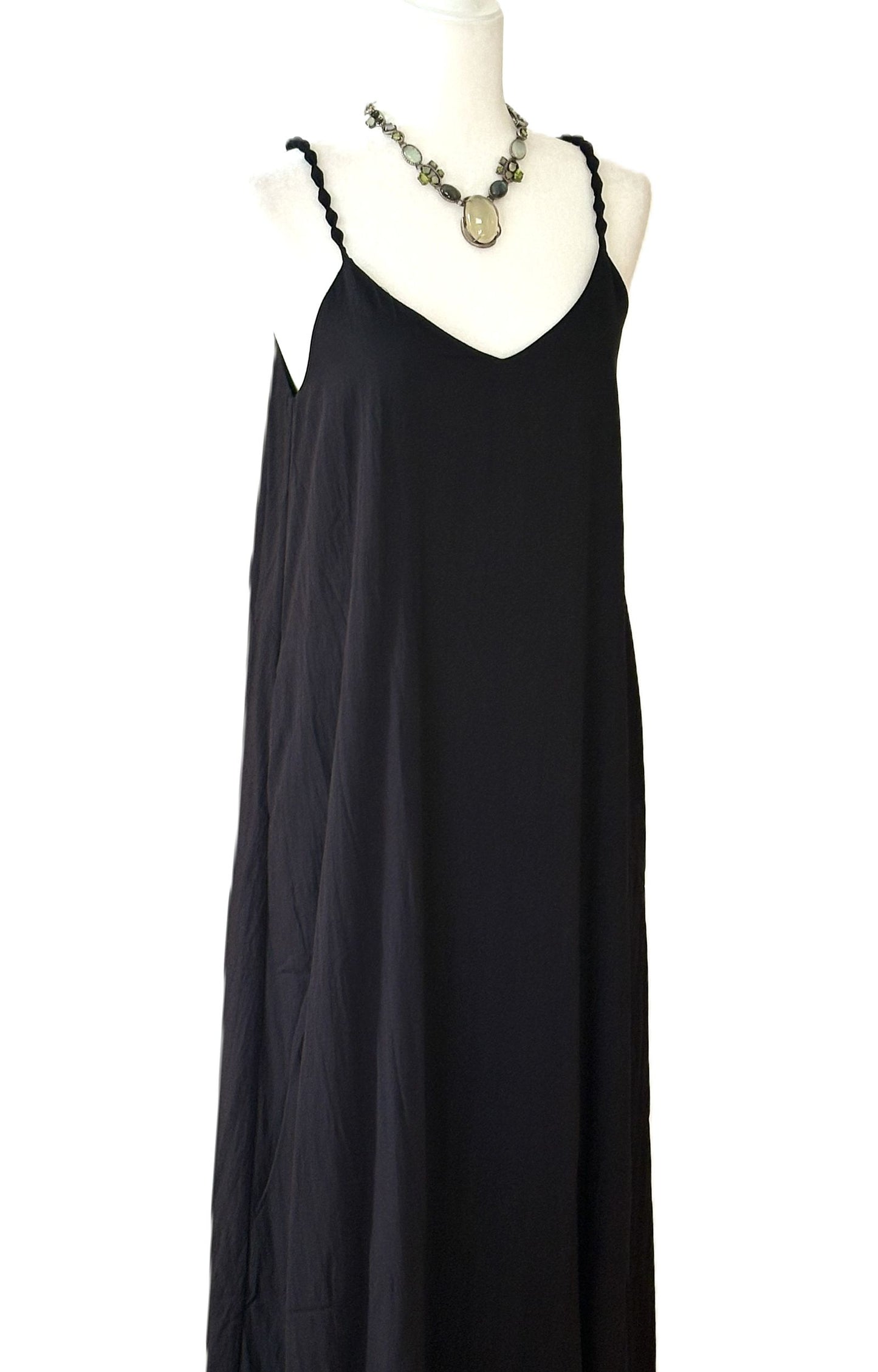 Dresses, Pom-Pom Maxi Sleeveless Strappy Minimalistic