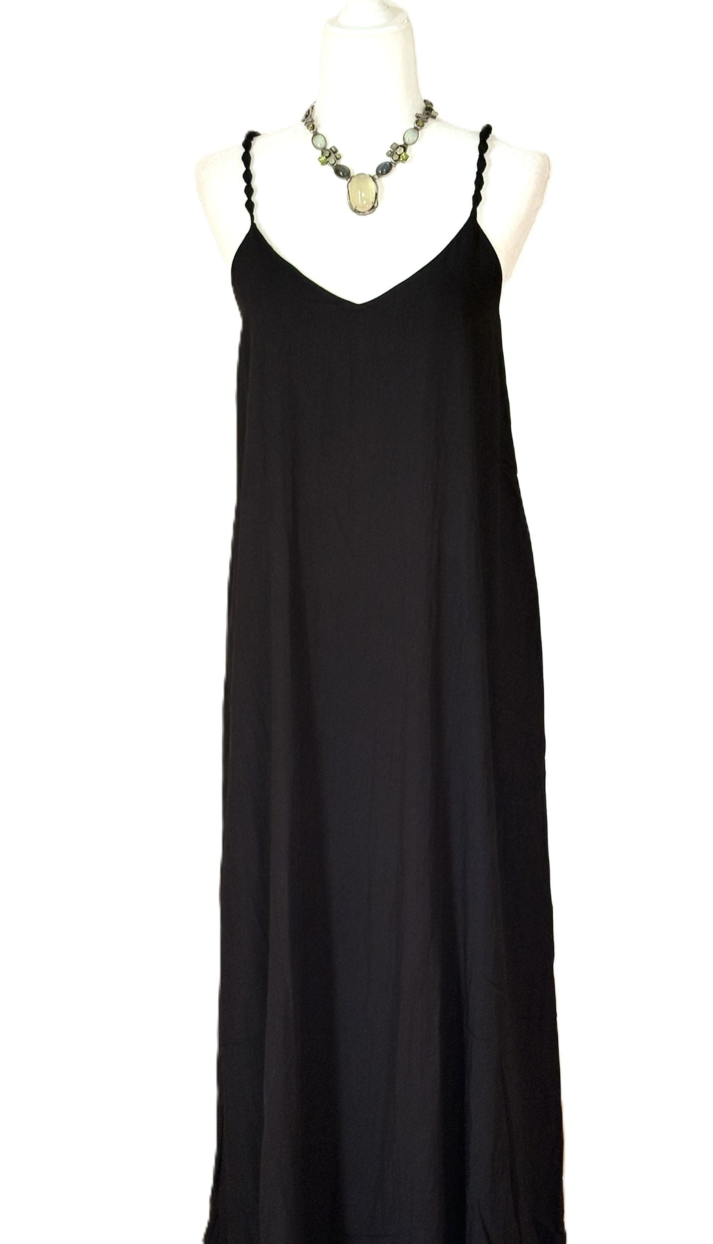 Dresses, Pom-Pom Maxi Sleeveless Strappy Minimalistic