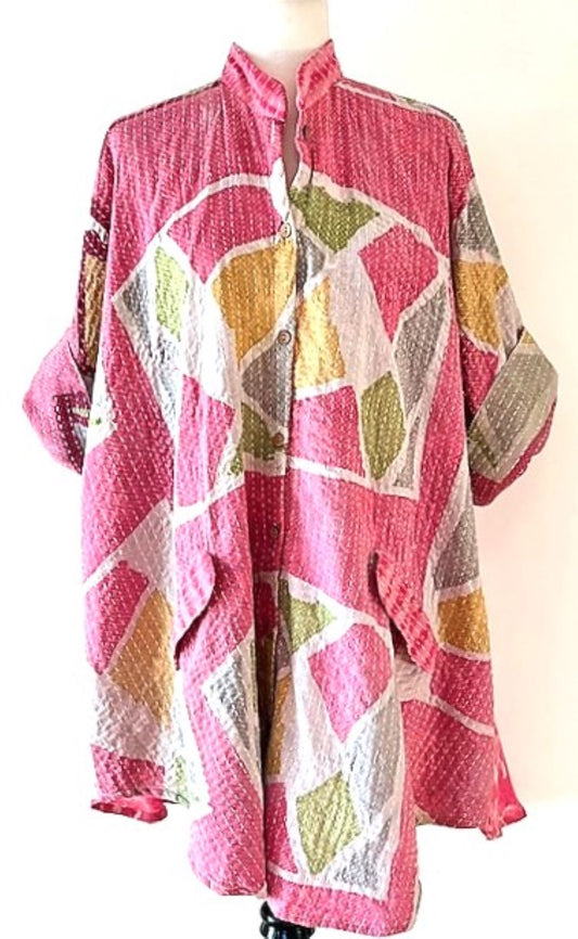 Kantha Bae Free To Be Tunic: Always A Best Seller (Pink)