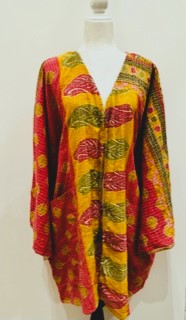 Solutions Open Kimono Jacket Provides Versatility (Yellow)