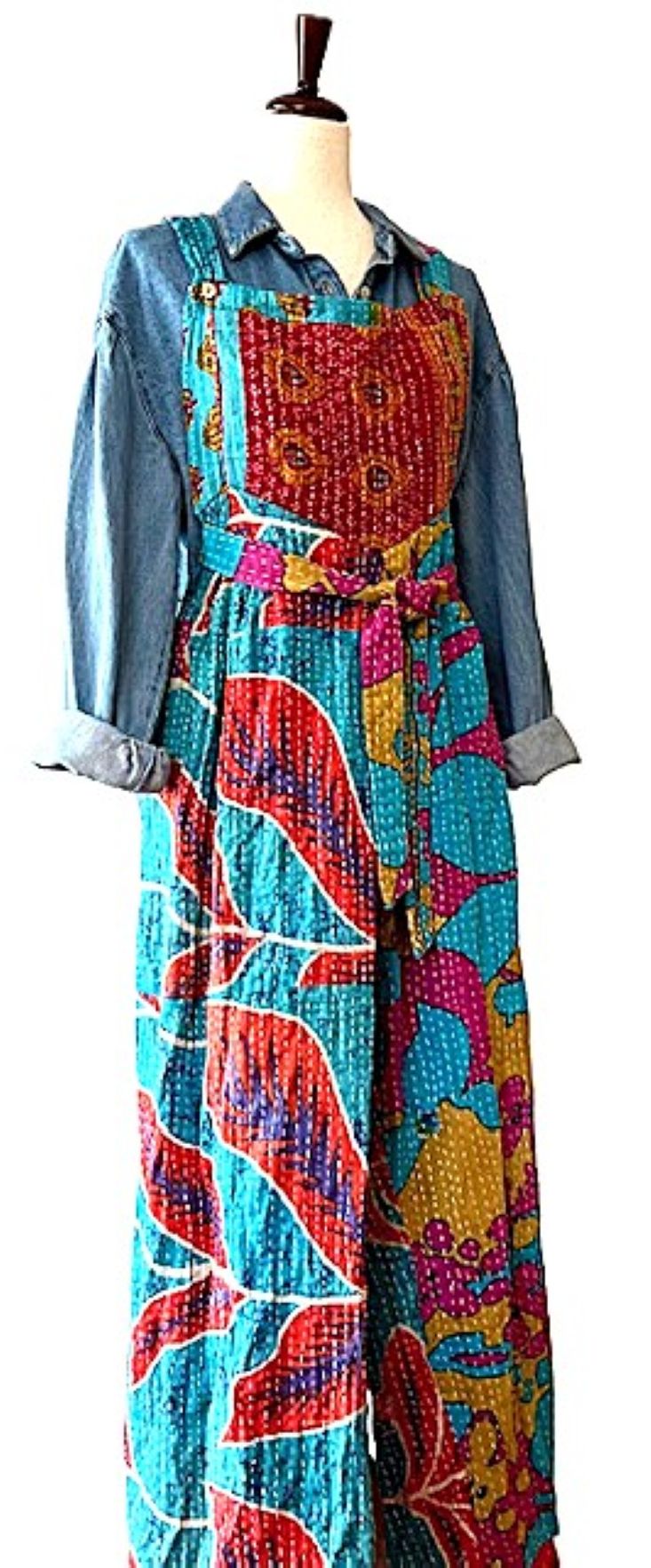 Kantha Bae Crossroad Overalls, Classic With A Spin (3 Print Options)