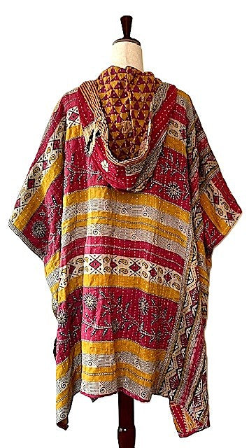 Kantha Bae Wanderlust Poncho. (Patterns)