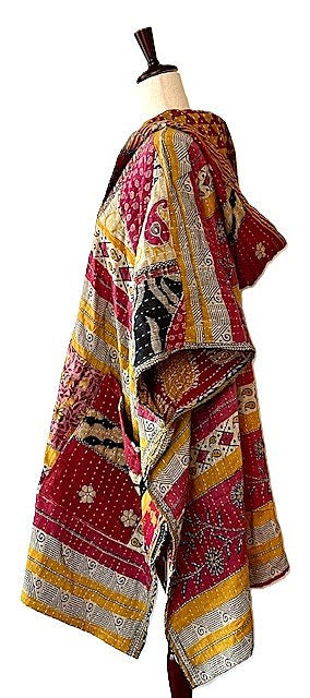 Kantha Bae Wanderlust Poncho. (Patterns)
