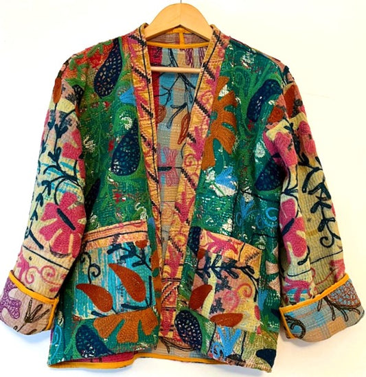 Specialty Collection: Complex Pattern, Hand Stitched And Fully Reversible Jacket