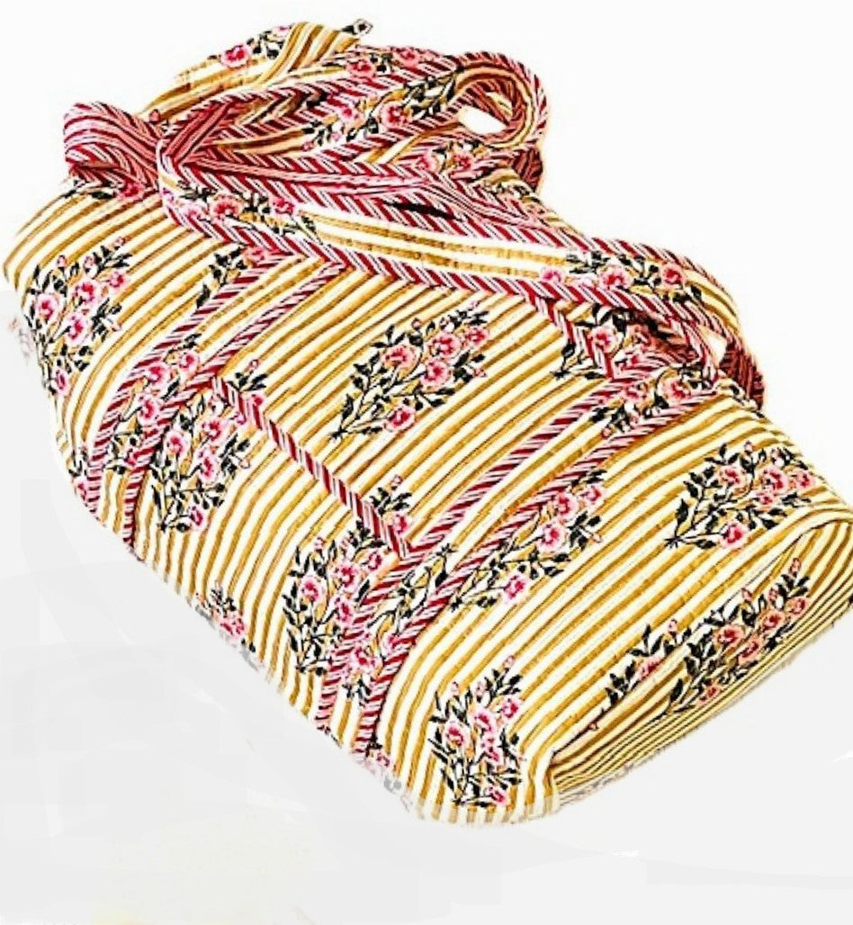SPECIAL PROMOTION.  Totally Reversible Cotton Quilted Totes, Handmade.