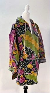 Throw and Go Hoodies Redefine Kantha: A Fashion Must. (Purple)