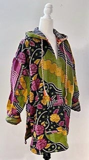 Throw and Go Hoodies Redefine Kantha: A Fashion Must. (Purple)