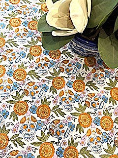 Table,  Novel Skull Print Adds A Contemporary Spin To Your Table.