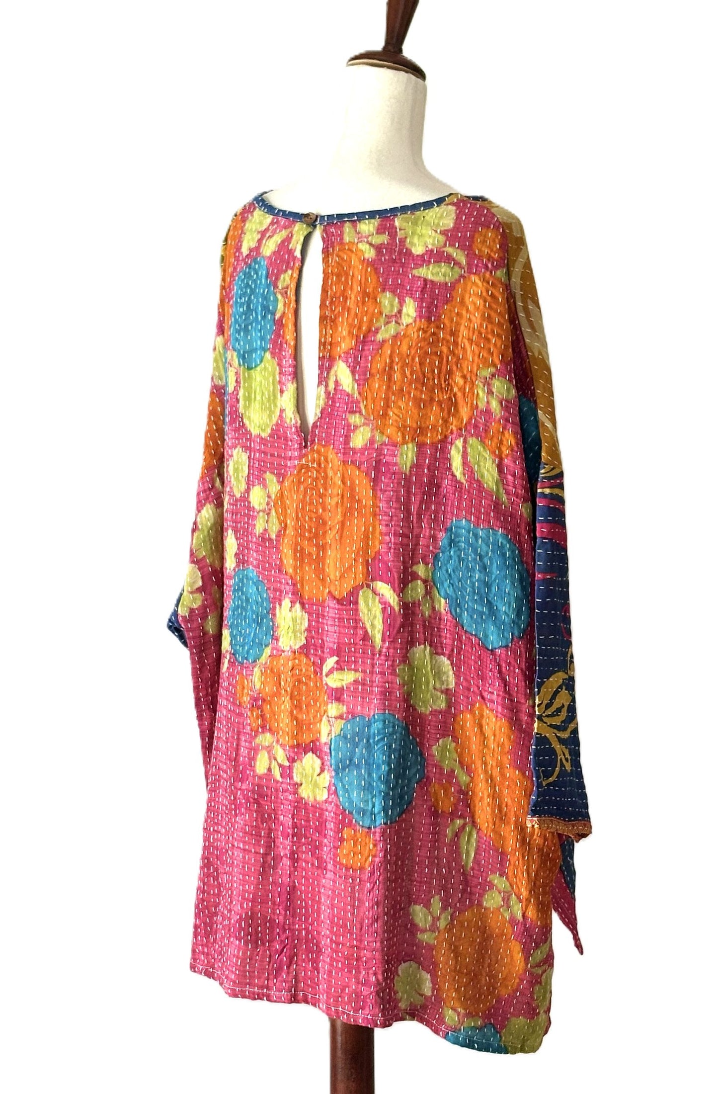Kantha Bae Dream Pullover, Fuschia Abstract