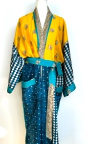 Updated Luxury Silk Blend Kimono Duster