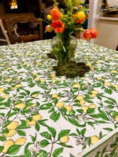 Classic Lemon Grove Tablecloth
