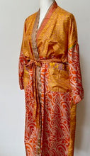 Luxury Print Silk Kimono Raises the Temperature