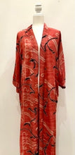 Luxury Print Silk Kimono Duster Dress is Sophisticated (Abstract)