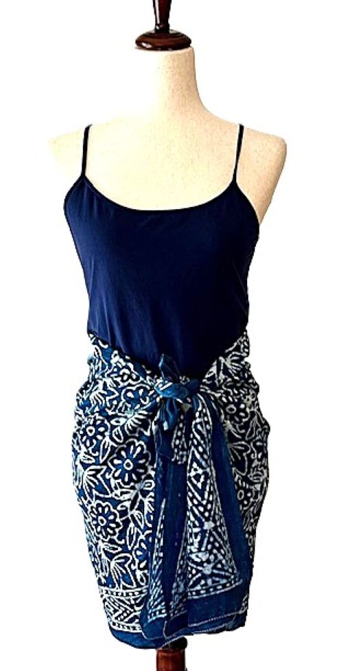 Summer Essentials: Block Printed Sarongs and Pareos (Indigo)