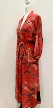 Luxury Print Silk Kimono Duster Dress is Sophisticated (Abstract)