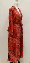 Luxury Print Silk Kimono Duster Dress is Sophisticated (Abstract)