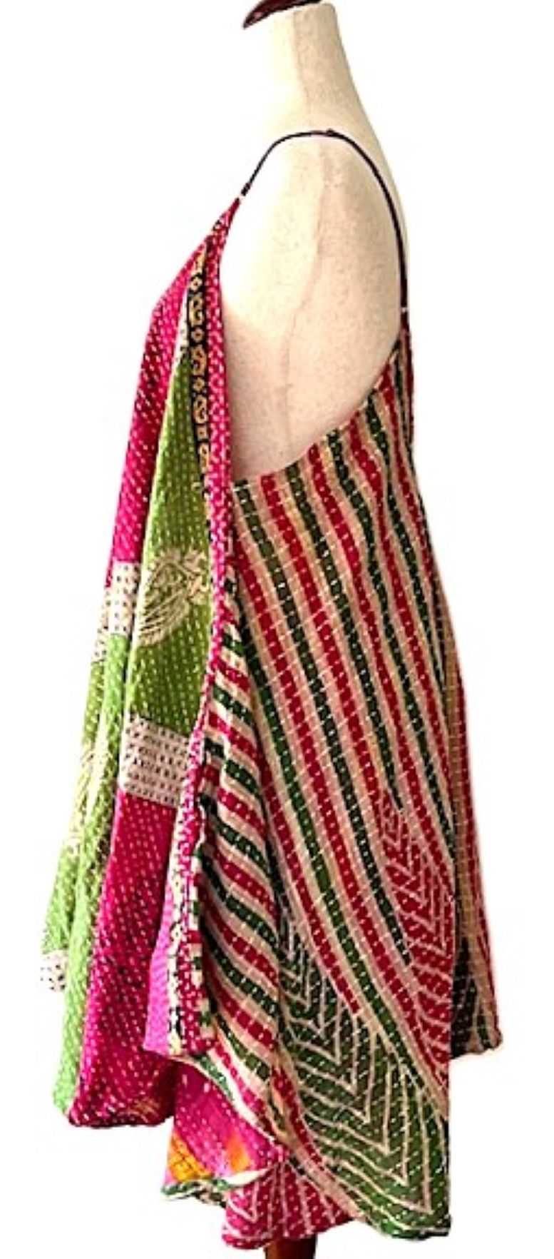 Kantha Bae Moonchild Mini Sundress Is A Fashion Win!  (Purple Olive)
