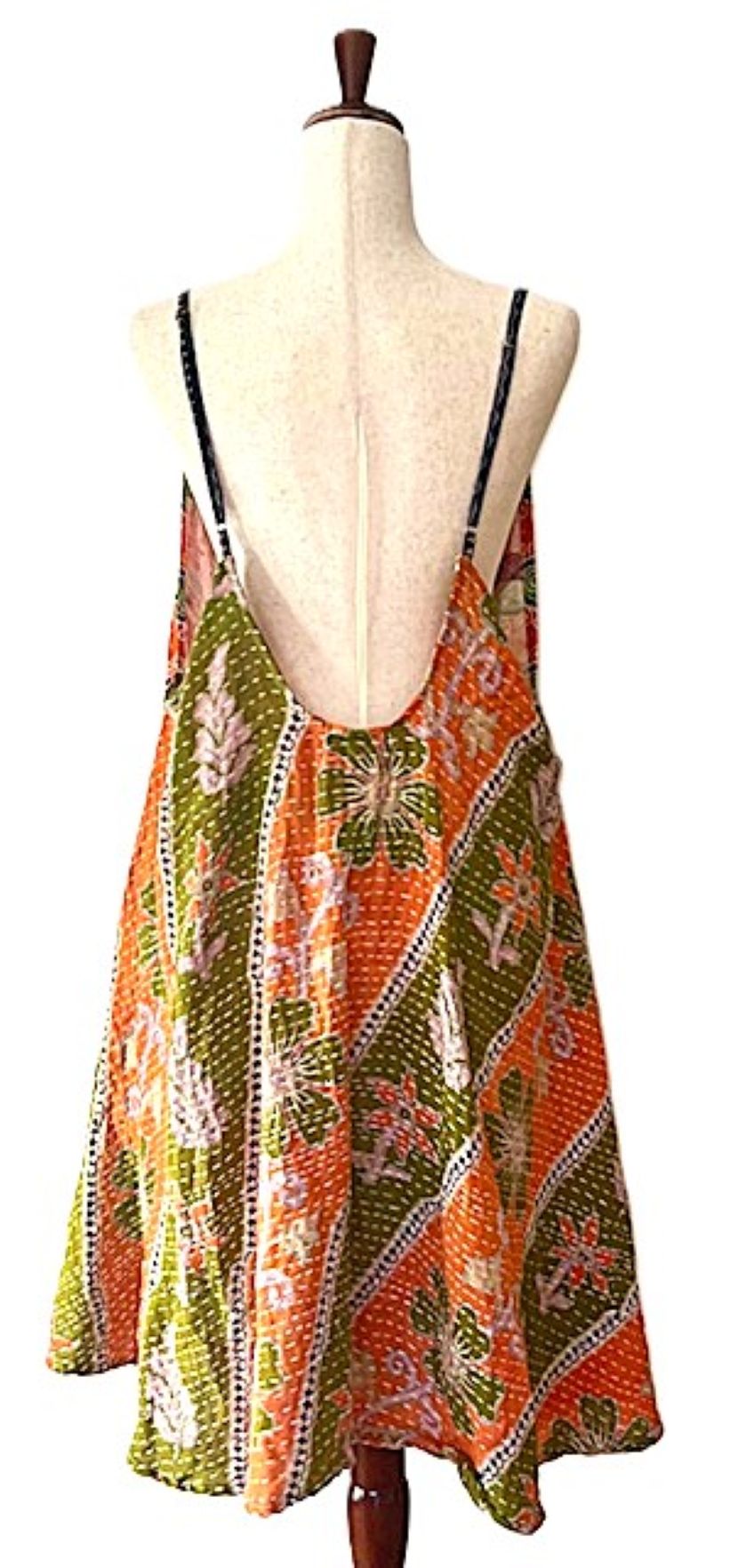 Kantha Bae Moonchild Mini Sundress Is A Fashion Win!  (Emerald  Red)