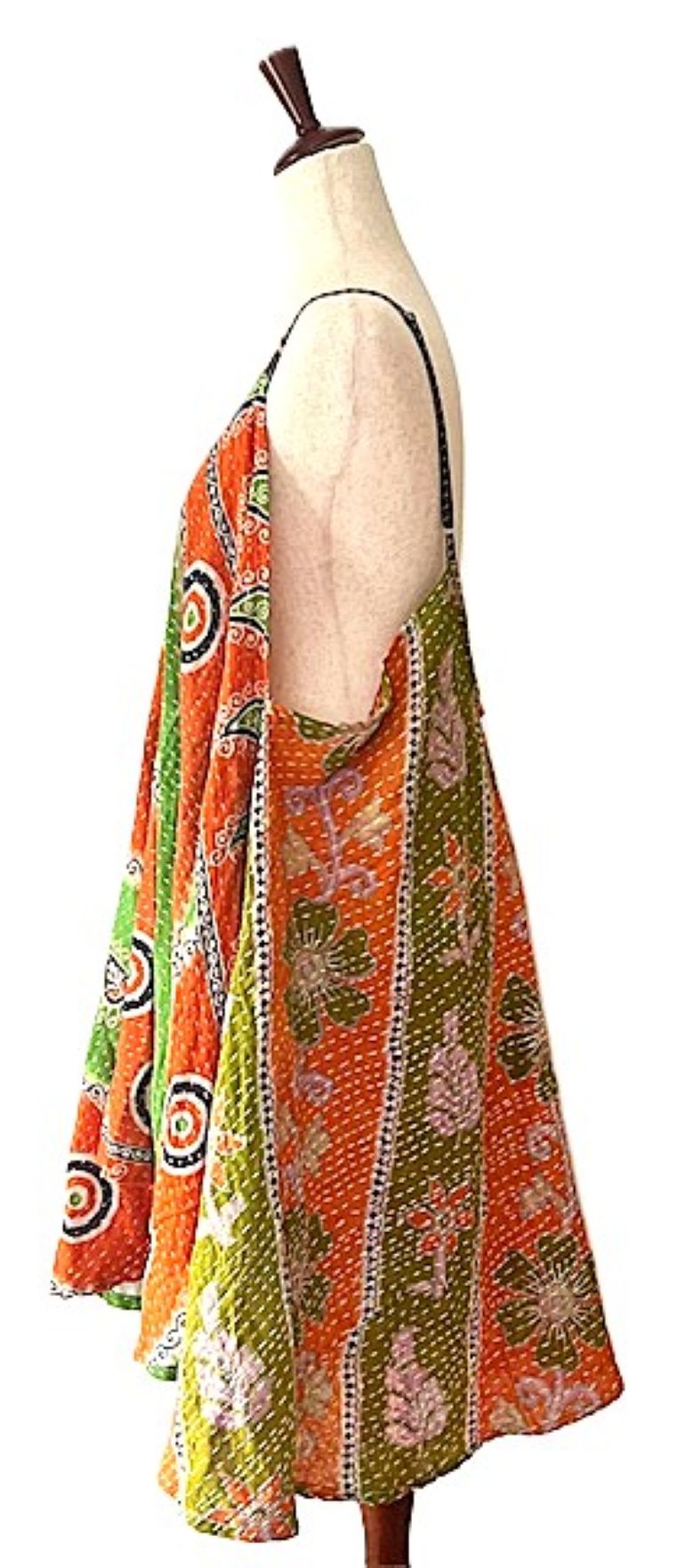 Kantha Bae Moonchild Mini Sundress Is A Fashion Win!  (Emerald  Red)