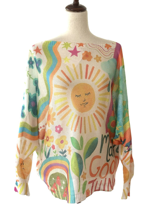 Italian Knit Sweater: Make Good Things, Light Weight Summer Inspiration