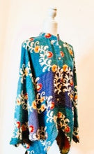 Kantha Cotton Embroidered Tunic: Best Seller (Blue)