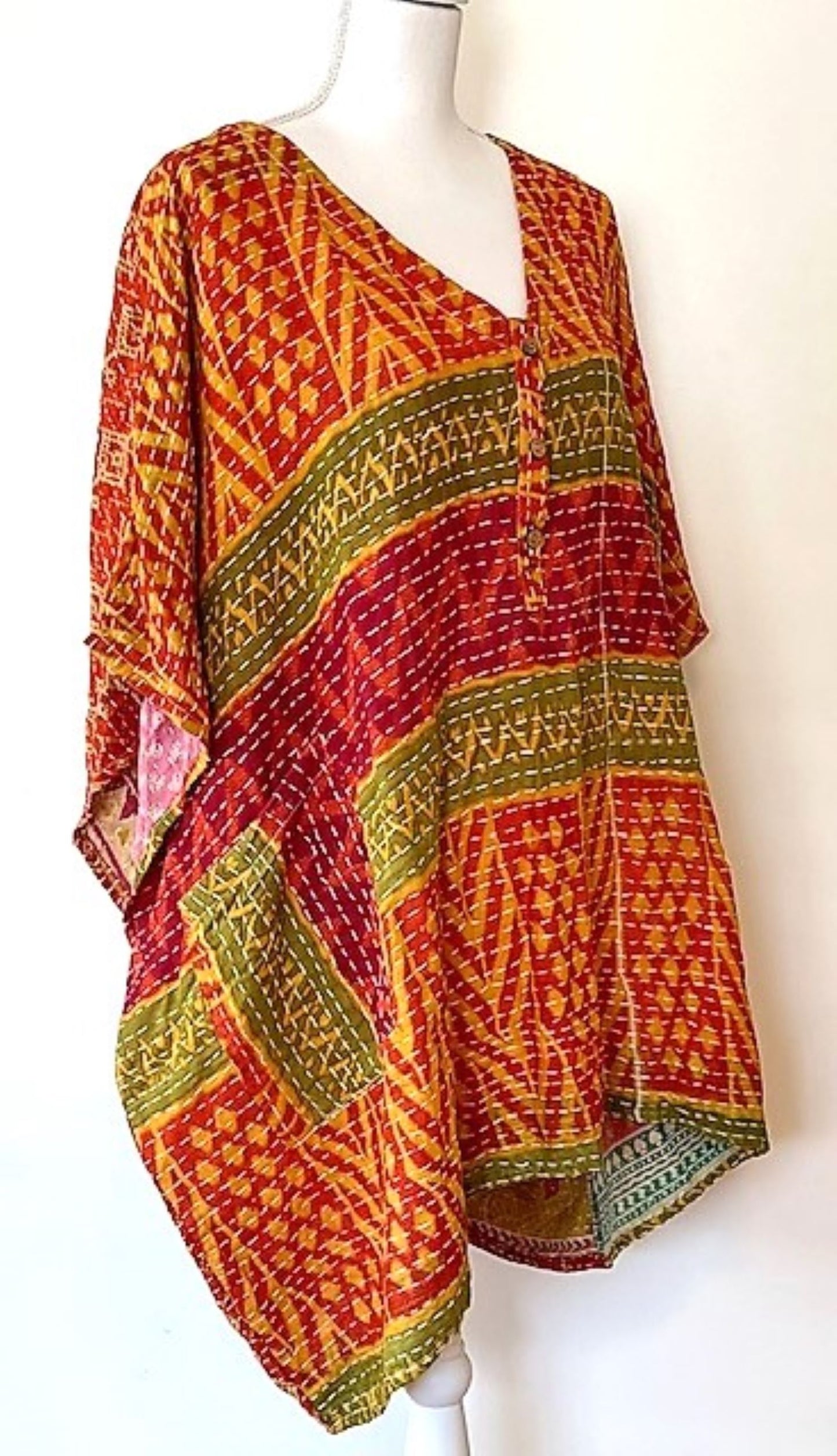 Kantha Bae Mini Muu Tunic (Tangerine)