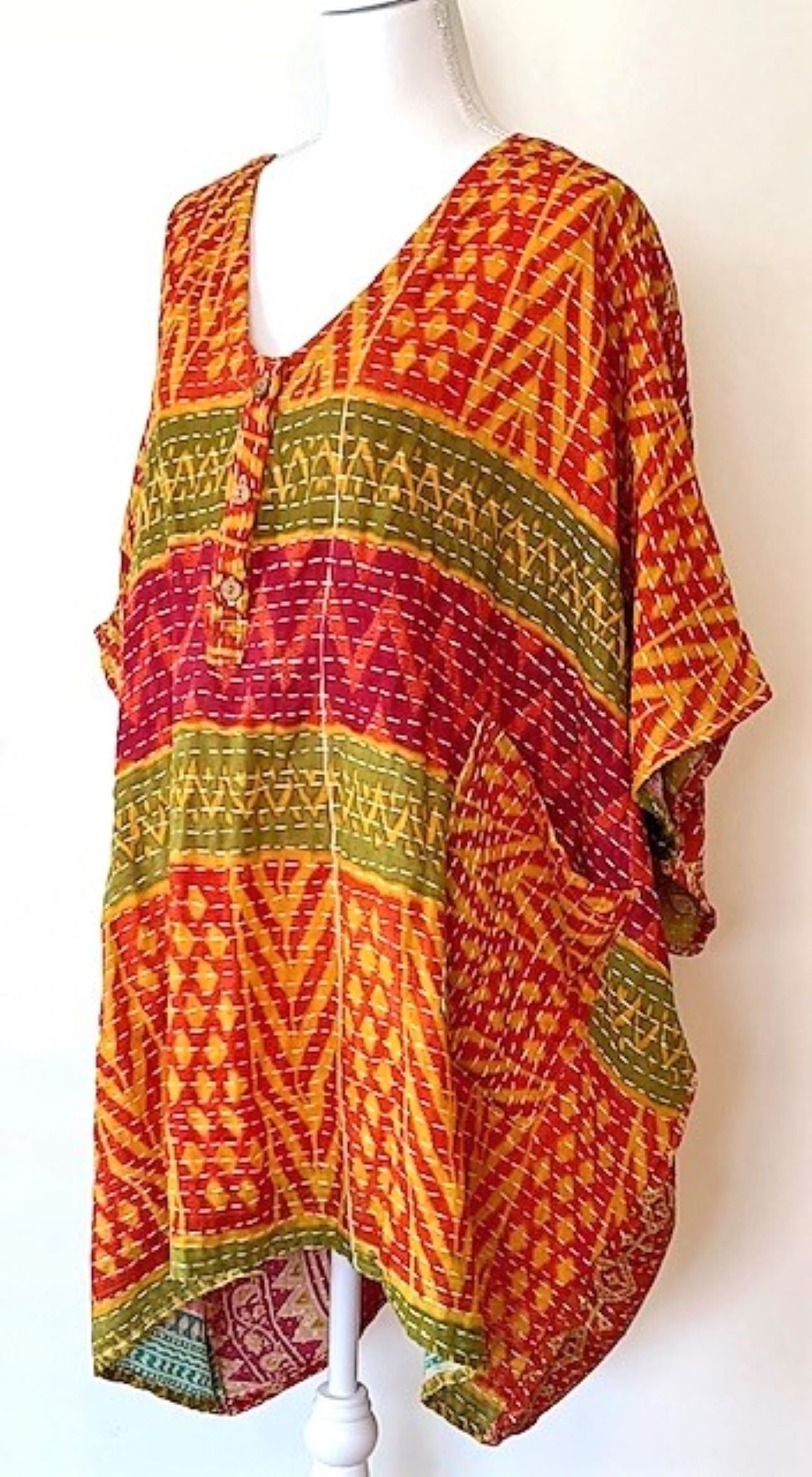 Kantha Bae Mini Muu Tunic (Tangerine)