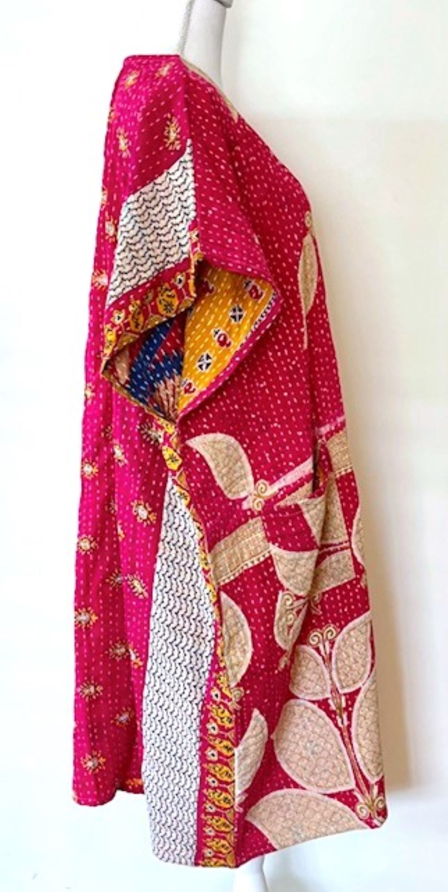 Kantha Bae Solstice Kimono, The Perfect Overwear Layer (Magenta)