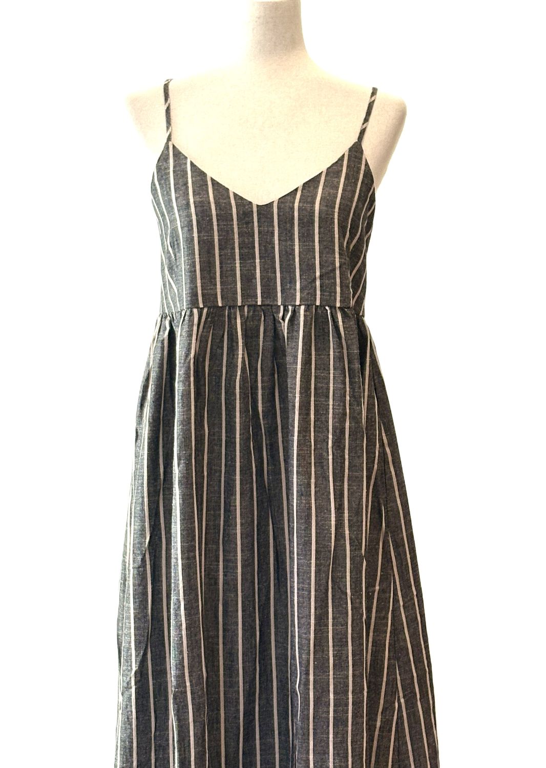 Dresses, Stripe Pattern Maxi Strappy Minimalistic
