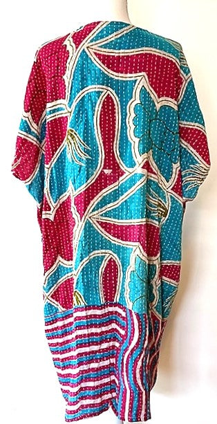 Kantha Bae Solstice Kimono, The Perfect Overwear Layer (Turquoise)