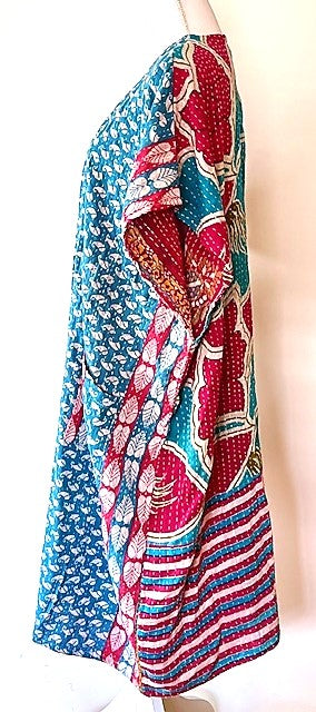 Kantha Bae Solstice Kimono, The Perfect Overwear Layer (Turquoise)