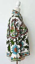 Artisan Kantha Quilt Float Dress. Comfortable and Very Chic (Green Yellow)