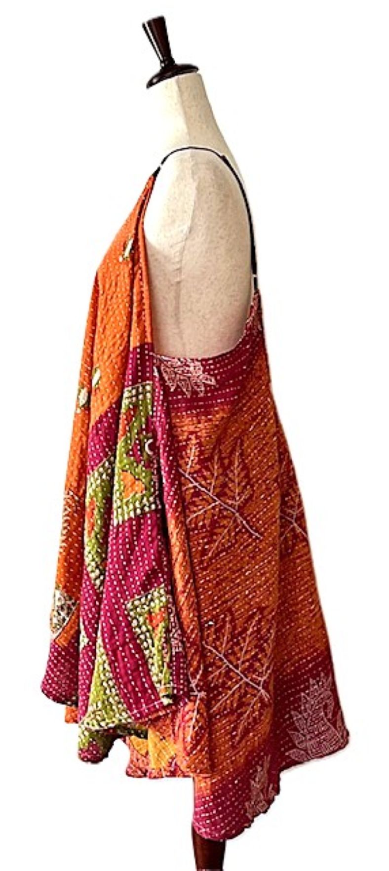 Kantha Bae Moonchild Mini Sundress Is A Fashion Win!  (Mustard Red)