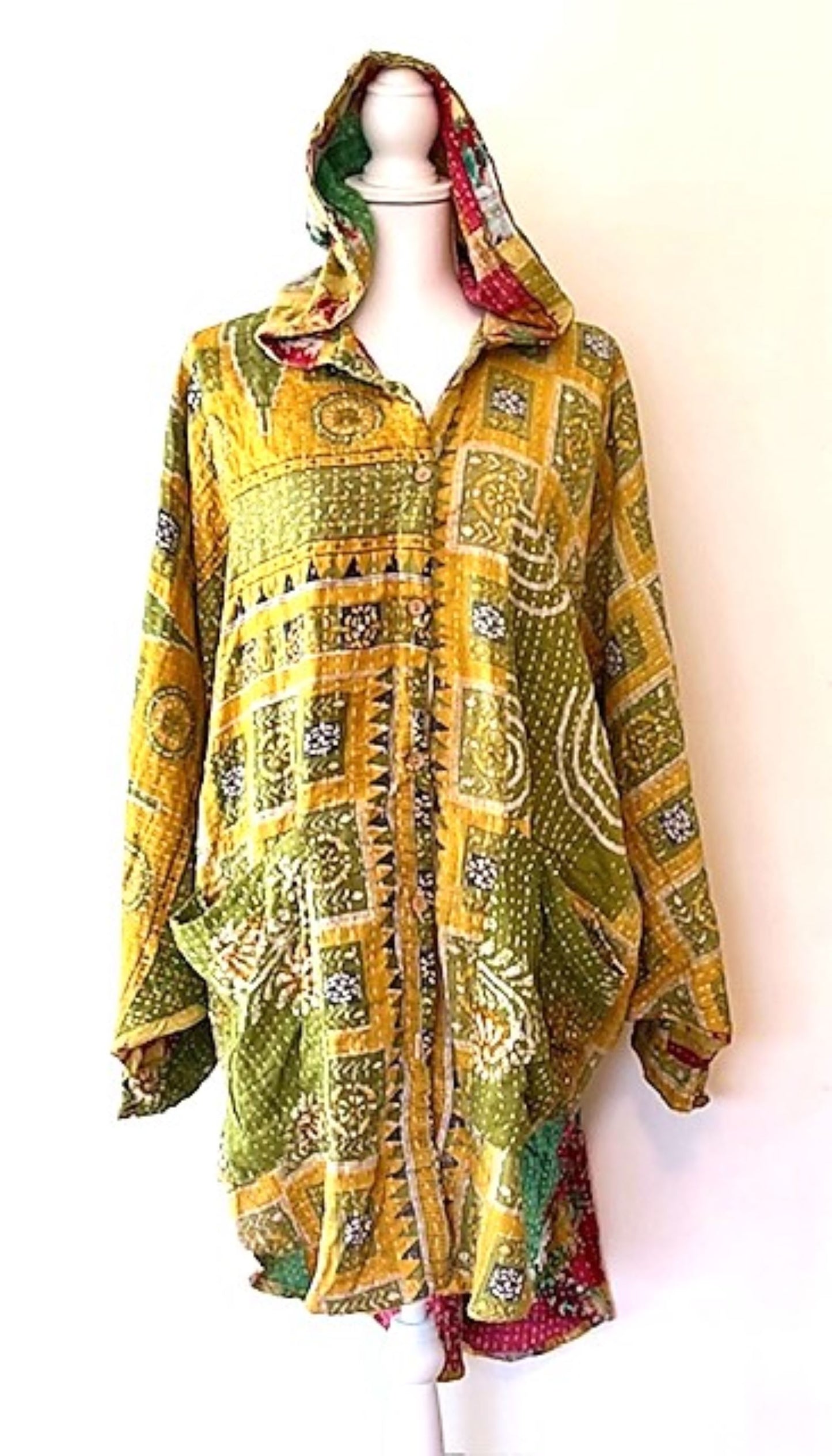 Kantha Bae Poetic Hoodie, A New Classic (Olive)